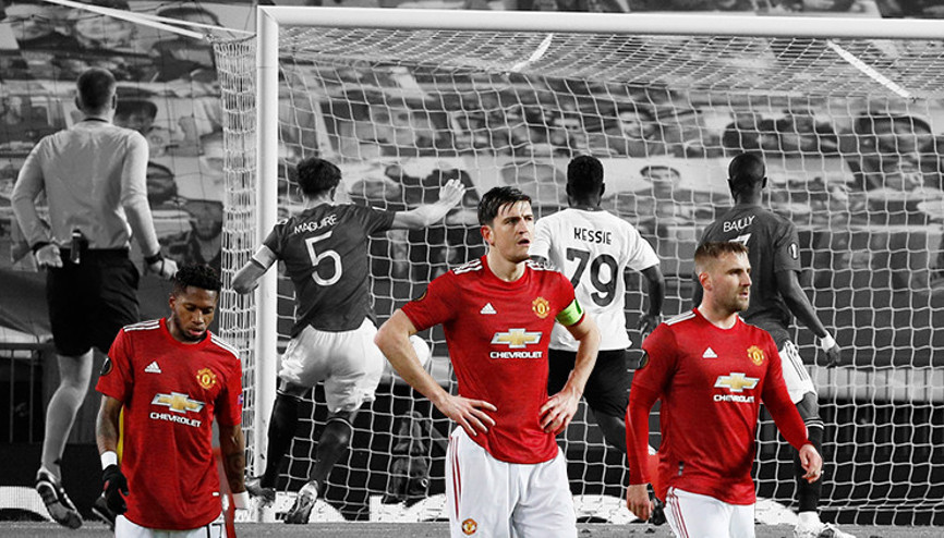 Manchester United - Milan maçında akılalmaz pozisyon Harry Maguire inanılmazı kaçırdı...