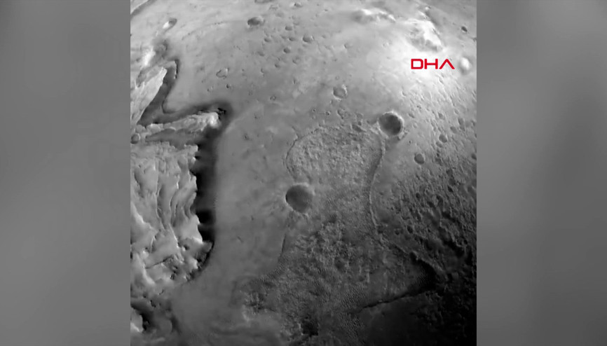NASA, Perseverance aracının iniş anına ilişkin yeni görüntü yayınladı