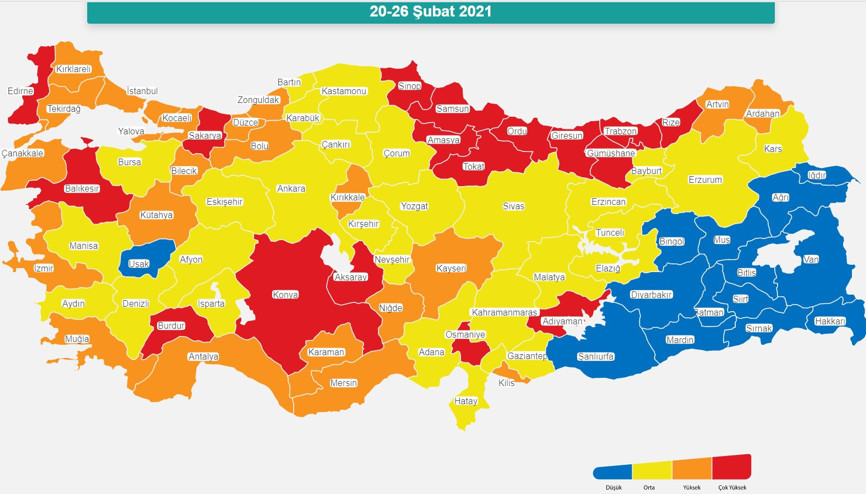 Cumartesi ve pazar günü kırmızı, turuncu, sarı illerde yasak var mı İşte illere göre kısıtlama bilgisi Cumartesi ve pazar günü kırmızı, turuncu, sarı illerde yasak var mı İşte illere göre kısıtlama bilgisi