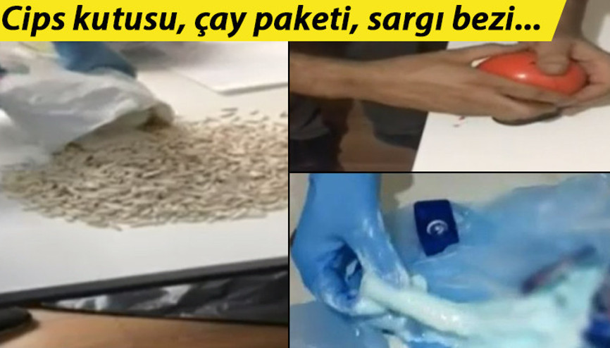 Şeytanın bile aklına gelmez Uyuşturucuyu oraya da saklamışlar...