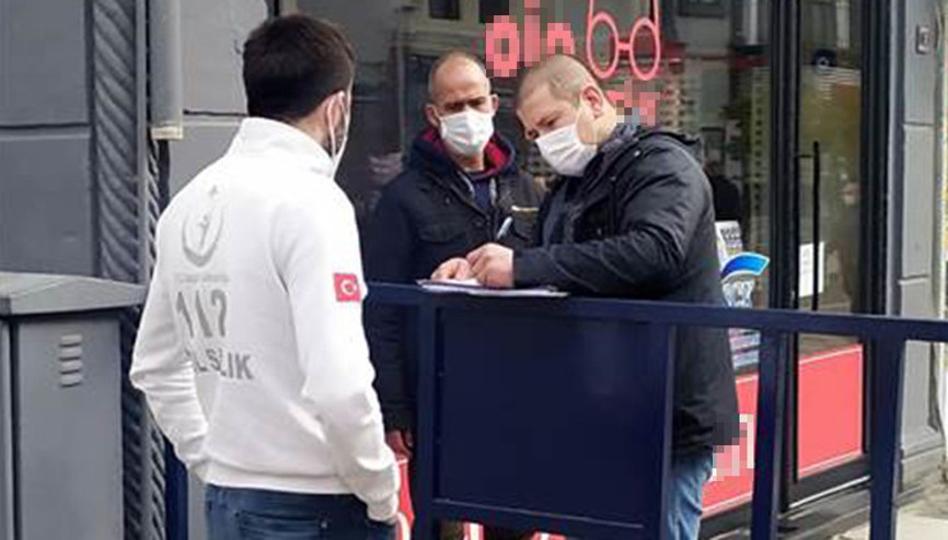 Edirnede temaslı olmasına rağmen dışarıda gezen kişi ekiplerce tespit edilip karantinaya alındı