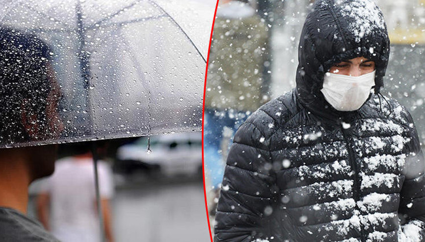 Sağanak, kar ve fırtına uyarısı Yarın hava nasıl olacak MGM 17 Mart il il hava durumu tahminleri