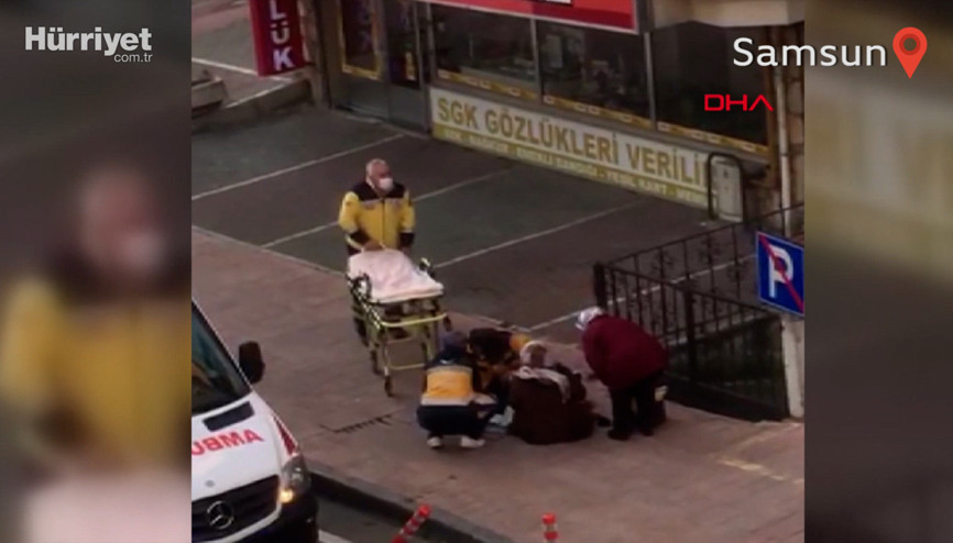 Hastaneye yetişemeyen hamile kadın kaldırımda doğum yaptı