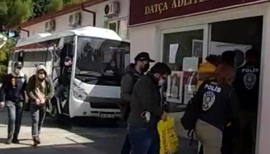 Muğla merkezli 9 ildeki siber dolandırıcılık operasyonu Şüpheliler adliyede