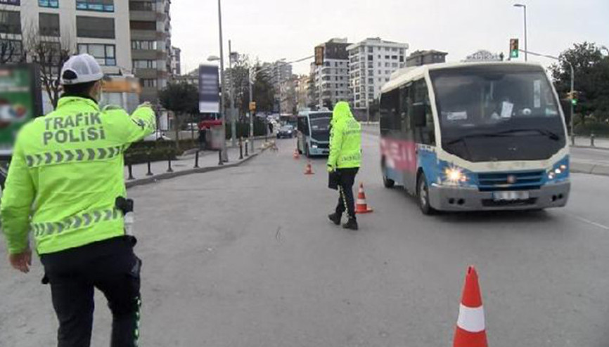Toplu taşıma araçlarında koronavirüs denetimi