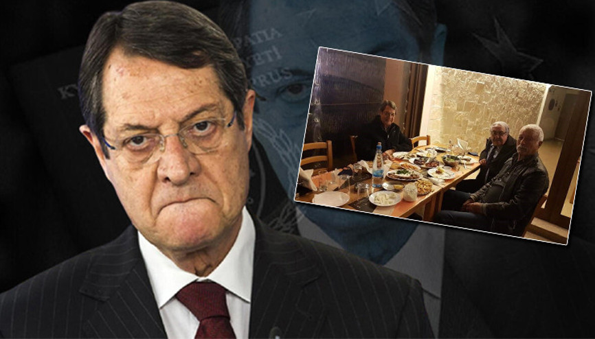 Rum lider Nikos Anastasiadise meyhane tepkisi: Hükümet sırlarını ifşa ediyor