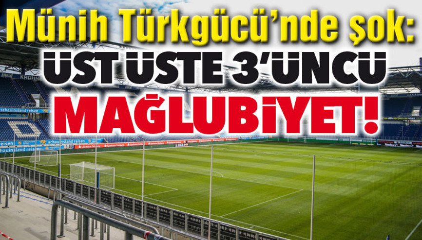Münih Türkgücü’nde moraller bozuk