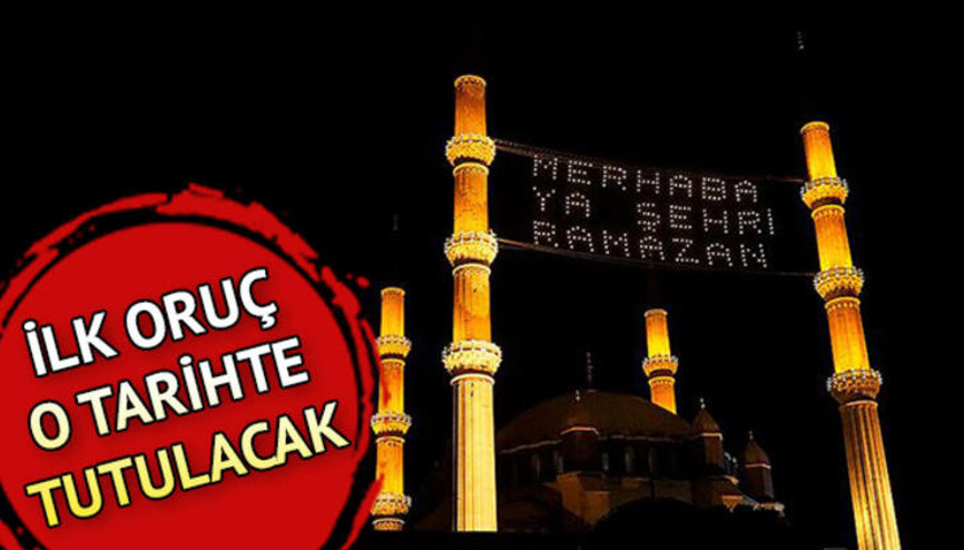 Ramazan ne zaman başlıyor İşte Diyanet  2021 Ramazan ayı takvimi ve ilk oruç tarihi