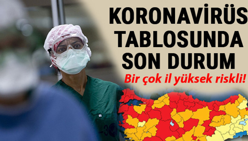28 Mart Koronavirüs tablosu ve il il risk haritası son durum: Corona virüs günlük vaka sayısında artış sürüyor... İşte Kovid-19 düşük ve yüksek riskli iller