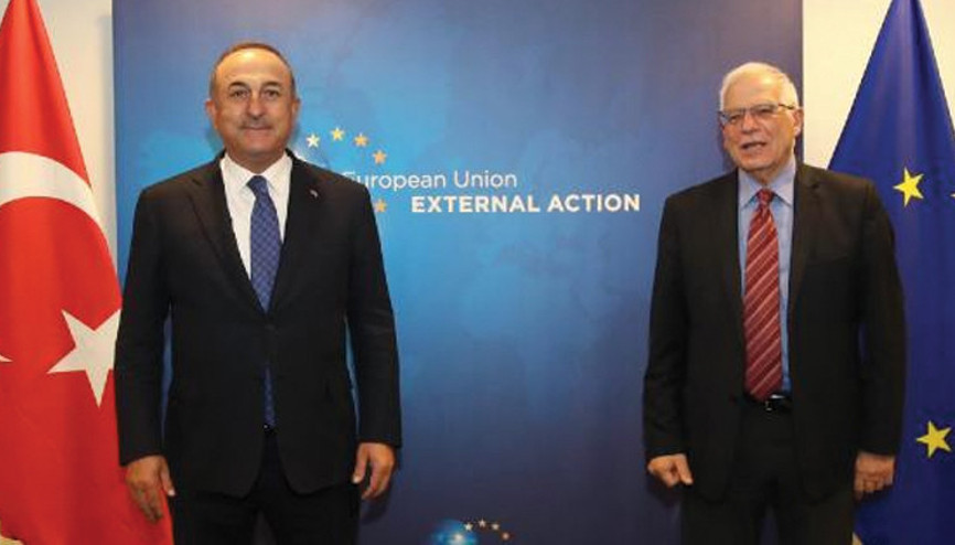 Bakan Çavuşoğlu, AB Yüksek Temsilcisi Borrell ile görüştü