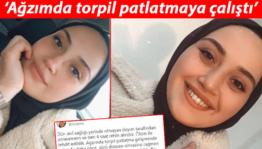 Dayısı tarafından rehin alındı Sosyal medyadan yardım istedi