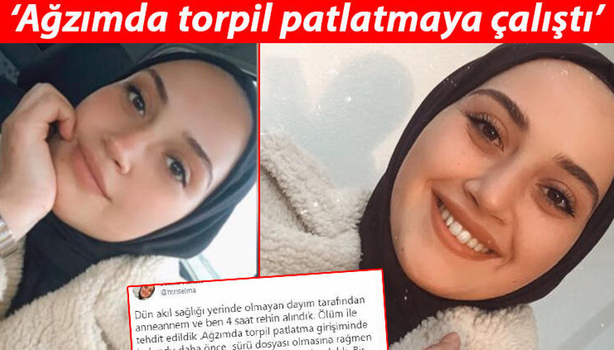 Dayısının rehin aldığı genç kız, sosyal medyadan yardım istedi Dayısının rehin aldığı genç kız, sosyal medyadan yardım istedi