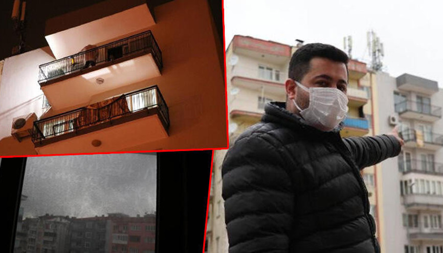 Denizlide eşini öldürmek için halat sarkıttığı evin camına af yok yazmış