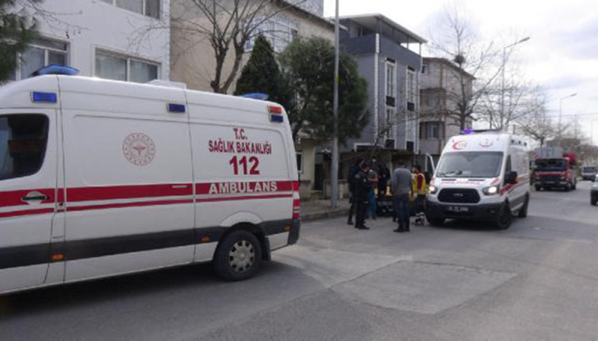 Silivride 8 yaşındaki çocuk balkondan düşerek yaralandı