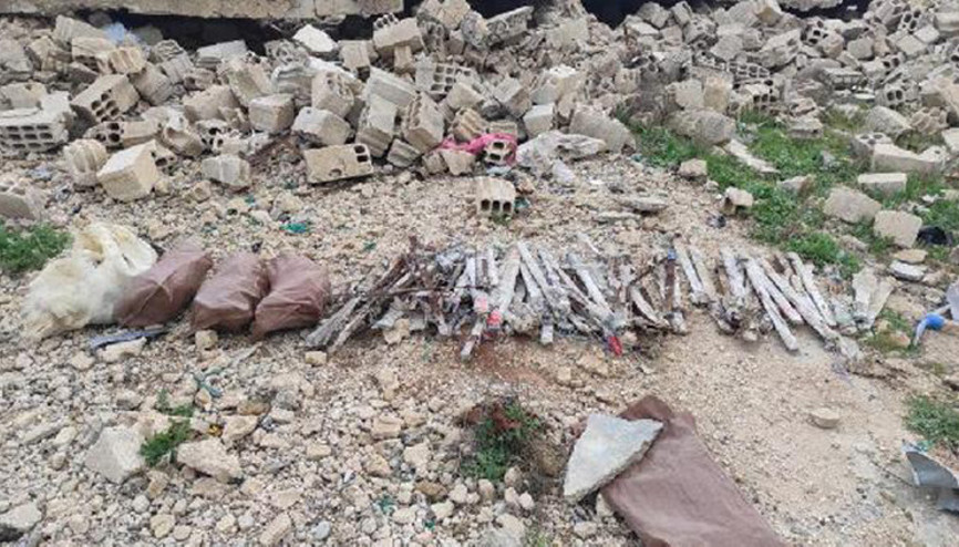 Tel Abyad’da 60 kilo patlayıcı ele geçirildi