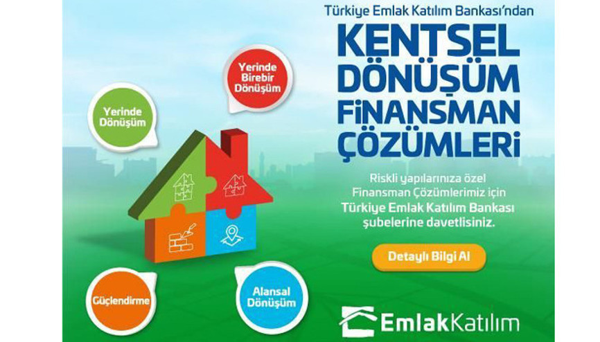 Emlak Katılım’dan kentsel dönüşümde güven verici finansman çözümleri Emlak Katılım’dan kentsel dönüşümde güven verici finansman çözümleri