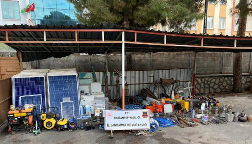 Tarım arazilerinden güneş paneli çalan 2 kişi tutuklandı