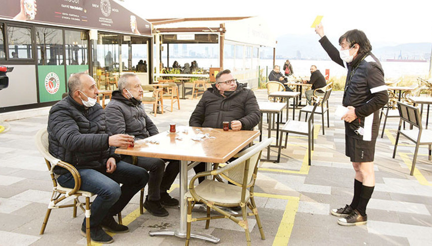 Koronayı unutana sarı kart
