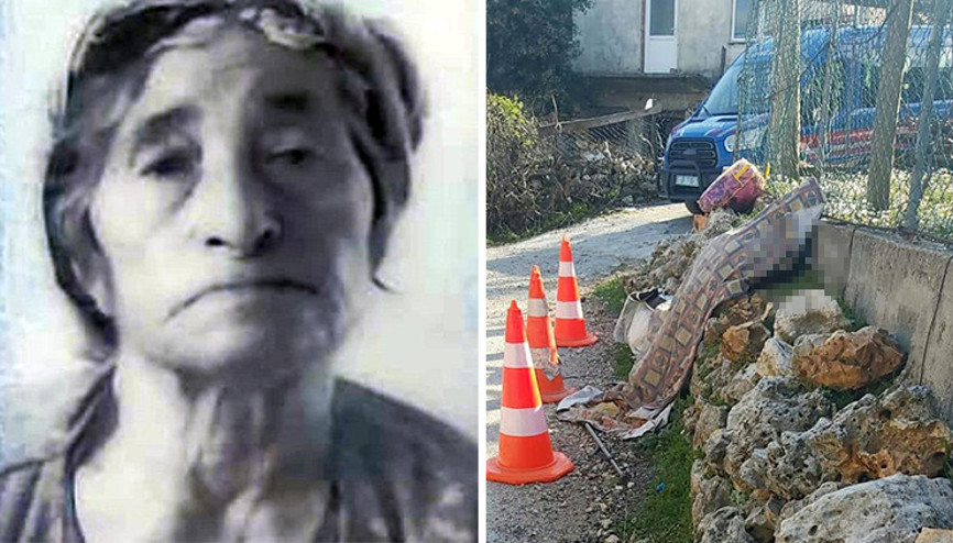 Taş duvar üzerinde oturur halde ölü bulundu