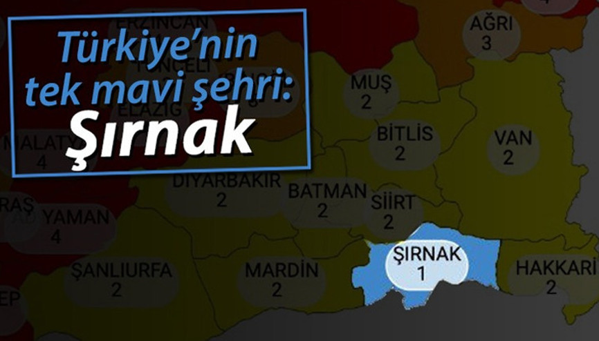 Tek mavi şehir: Şırnak Nasıl başardılar 28 gün karantina, ilk maske kuralı...