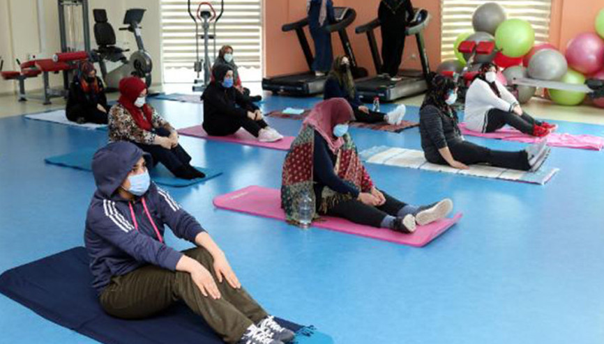 Vanda kadınlardan spor kurslarına yoğun ilgi