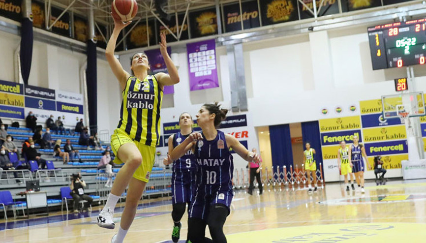 Hatay Büyükşehir Belediyespor 70-91 Fenerbahçe Öznur Kablo (Fenerbahçe yarı finale yükseldi) Hatay Büyükşehir Belediyespor 70-91 Fenerbahçe Öznur Kablo (Fenerbahçe yarı finale yükseldi)