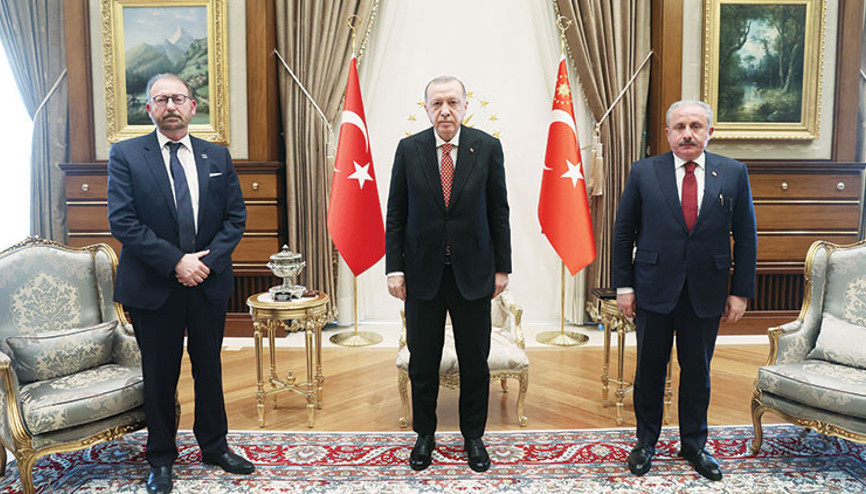 AKPM Başkanı Beştepe’de