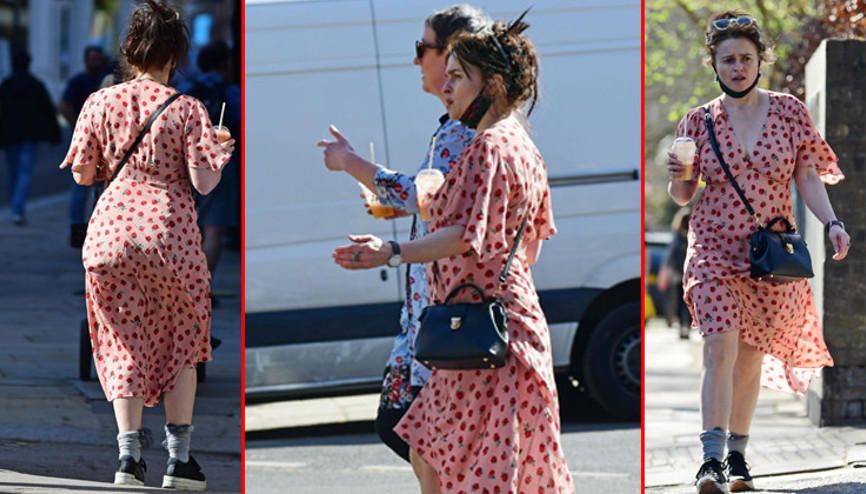 Yazlık kıyafetler çıktı: Helena Bonham Carter bildiğiniz gibi