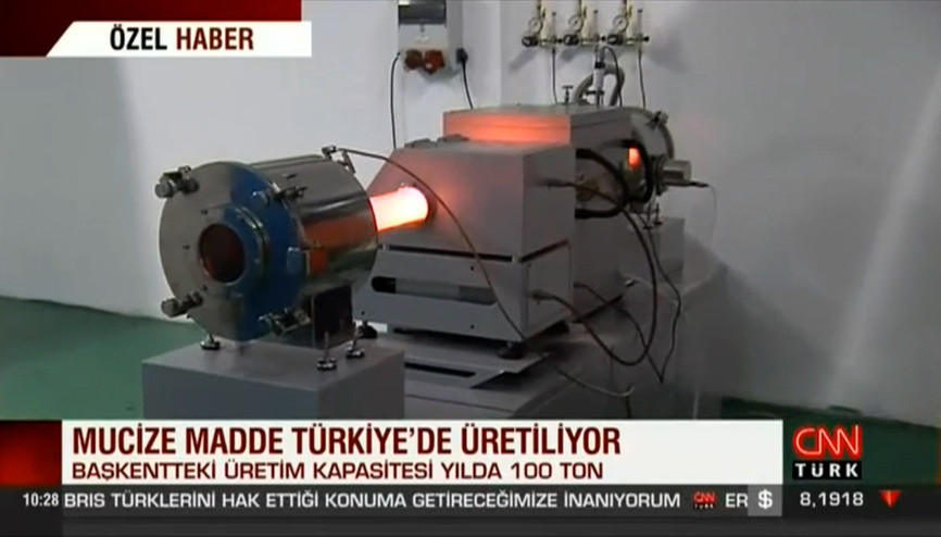 Mucize madde Grafen burada üretiliyor