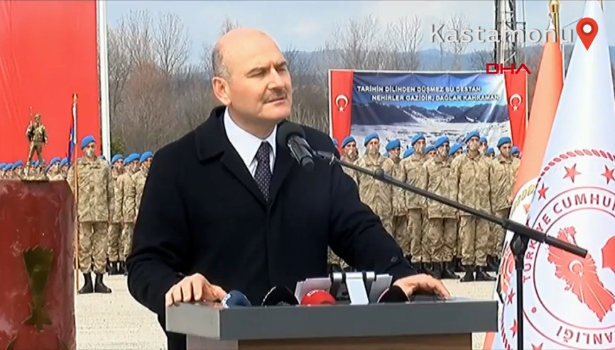 Bakan Soylu, Uzman Erbaş Komando Temel  Kursu Mezuniyet Törenine katıldı