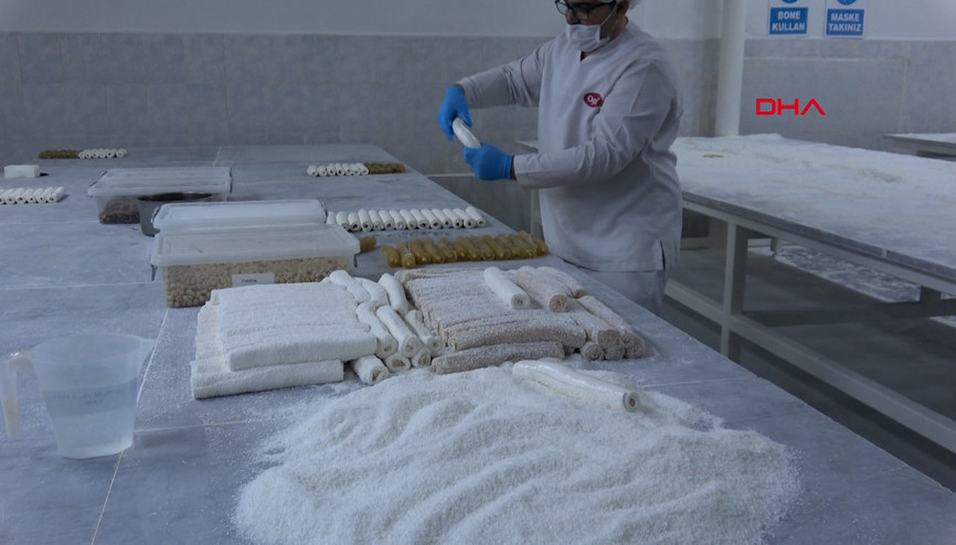Afyonkarahisarda üretilen lokumlardan 24 ülkeye ihraç