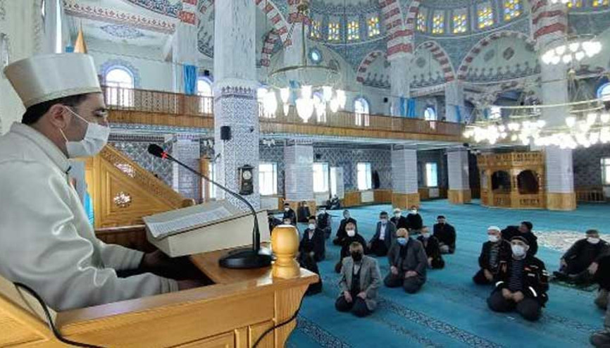 AFADdan eğitim alan imamdan cemaate afet vaazı