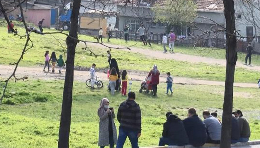Bağcılarda kısıtlama günü mangal yaptılar