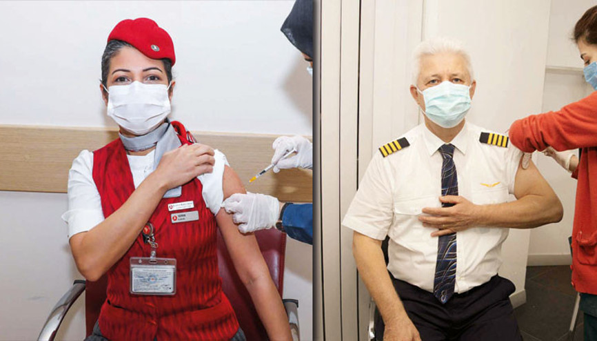 Pilot ve hosteslere ‘güzel günlere dönüş bileti’