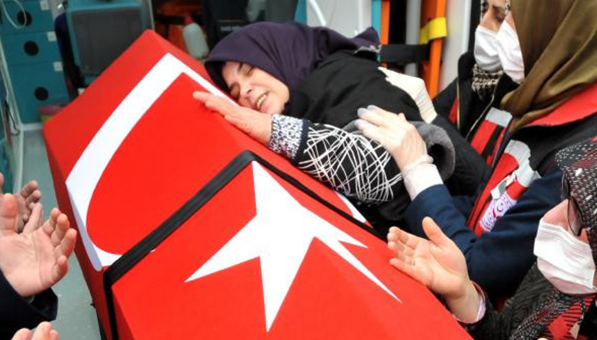 Afrin şehidinin cenazesi baba ocağına getirildi
