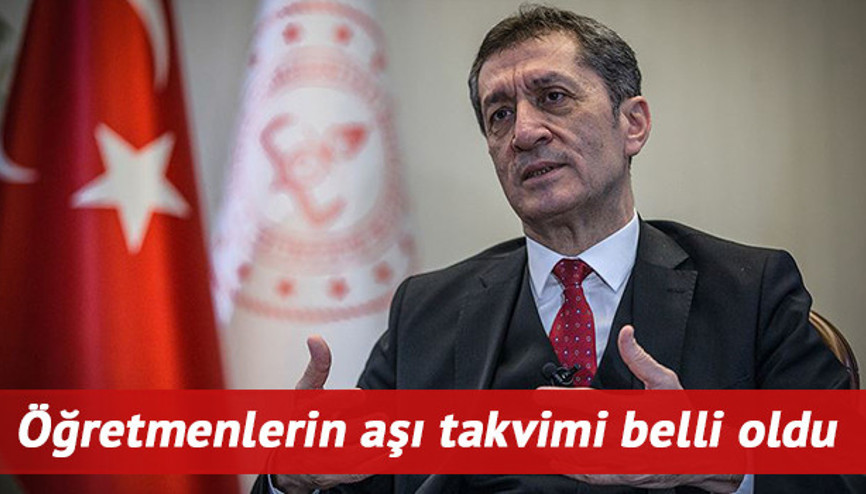 Öğretmenler ne zaman aşı olacak Milli Eğitim Bakanı Selçuk canlı yayında duyurdu Öğretmenler ne zaman aşı olacak Milli Eğitim Bakanı Selçuk canlı yayında duyurdu