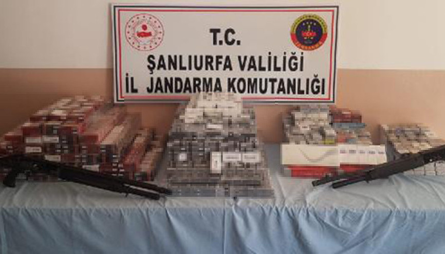 Şanlıurfada kaçak sigaraya 4 gözaltı