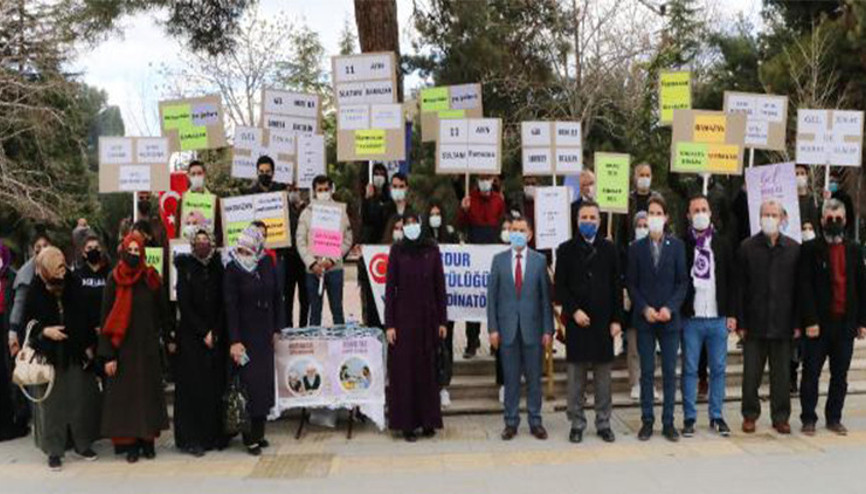 Burdur Müftülüğünden pankartlı ramazan etkinliği