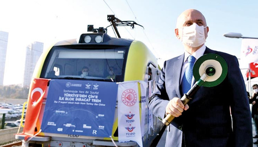 Demiryolu taşımacılığında % 30’luk artış