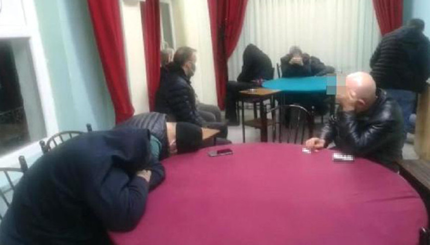 Kırıkkalede dernekte okey oynayan 20 kişiye 125 bin TL ceza