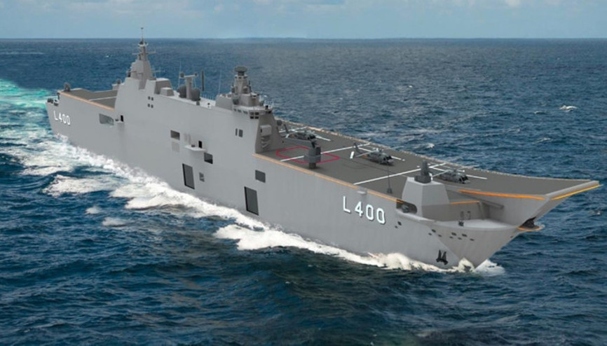 Savunma sanayisi TCG Anadoluyu göreve hazırlıyor