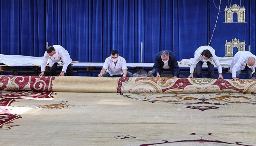 Milli Sarayların en büyük halısının restorasyonu tamamlandı