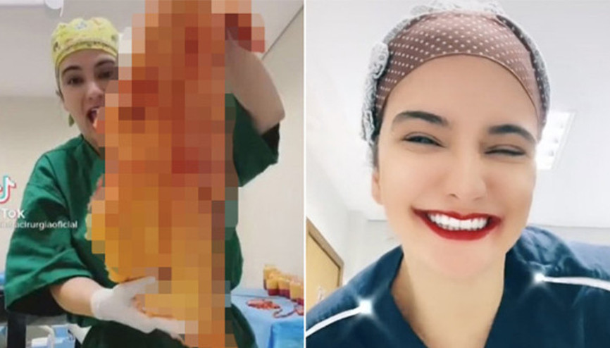 Brezilyalı doktor infial yarattı: Hastalarından çıkan et parçalarıyla dans etti