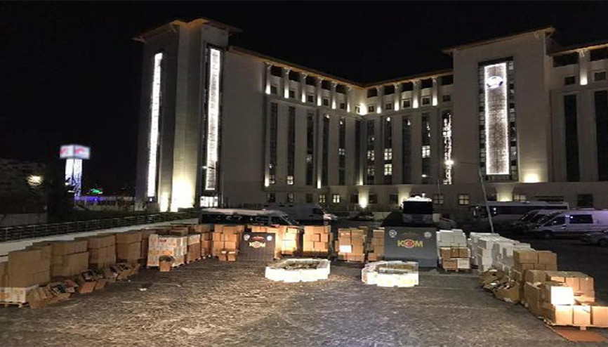 Ankarada bandrolsüz makaron operasyonu: 3 gözaltı