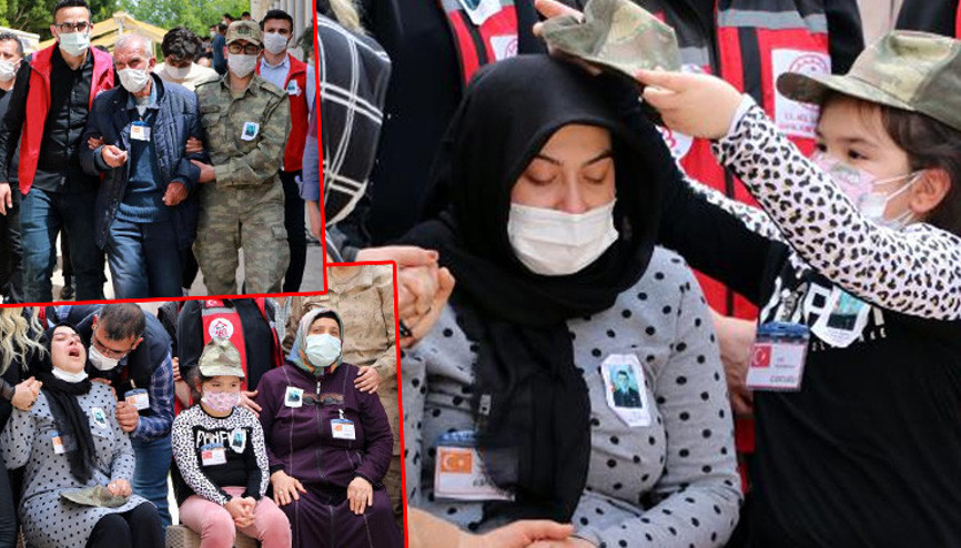 Şehit Piyade Uzman Çavuş Ramazan Günaydının cenazesinde duygu dolu anlar