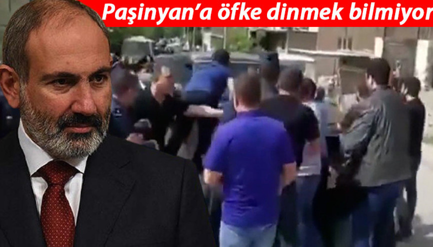 Paşinyana tepki büyüyor: Arabasına böyle saldırdılar