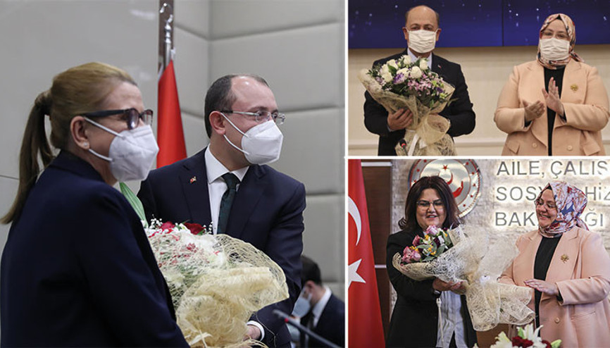 Bakanlıklarda devir teslim törenleri