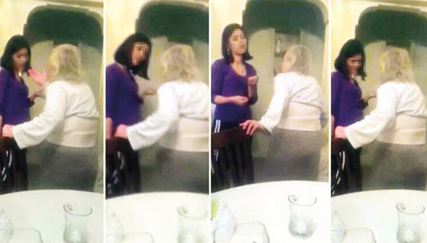 Terlik silah sayıldı