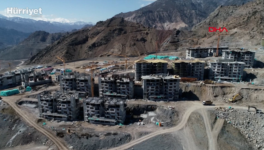 Baraj inşaatı nedeniyle Yusufeli ilçesi yeni yerleşim alanına taşınacak