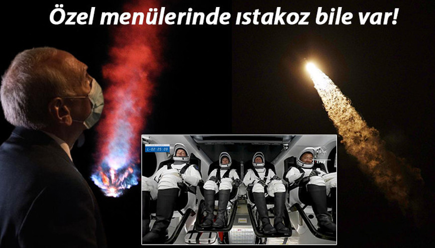 Dünya nefesini tuttu 4 astronotu taşıyan Crew Dragon mekiği uzaya fırlatıldı